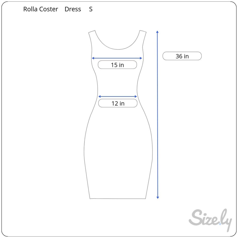 Rolla Coster Body Con Dress Women's S Black Plunge Neck Gold Zipper - Picture 6 of 6